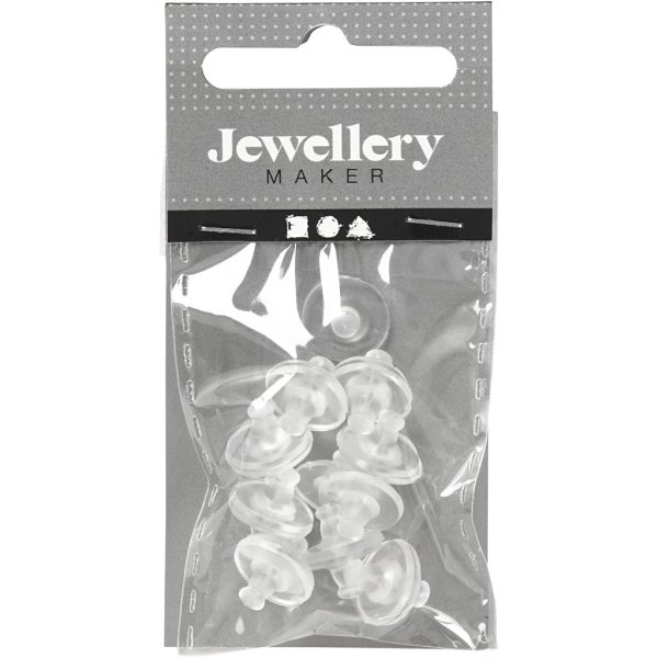 L�s till �ronstickare 10 mm Transparent 10 par