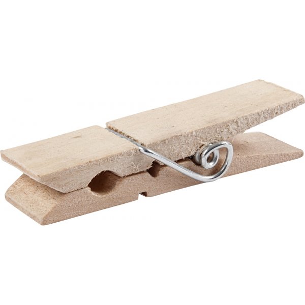 Klädnypor - 7,2 x 2 cm - 10 st Klädnypor - 7,2 x 2 cm - 10 st