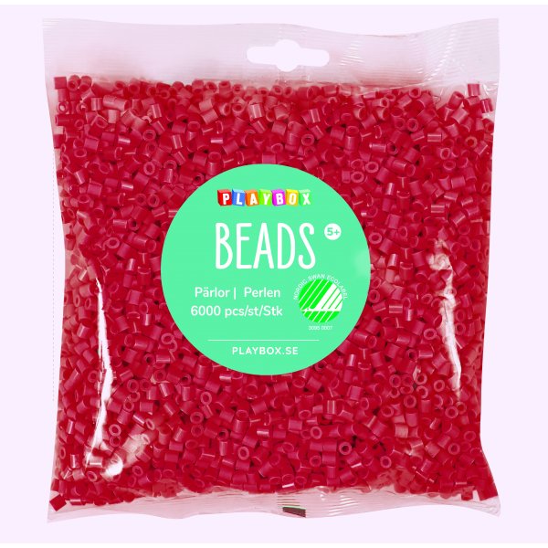 Perler 6000 stk. r�de
