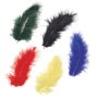 Maraboufj�drar 9 cm, 15-pack, blandade f�rger