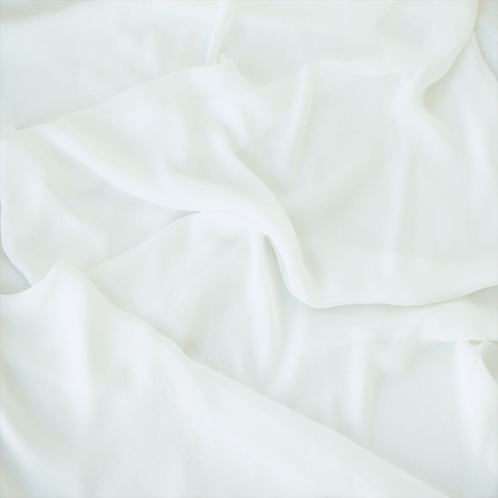 Chiffong - Off-White - 140 cm - Chiffong, Klädtyger, Tyger