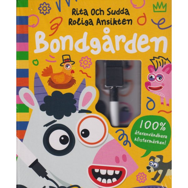 Rita och sudda roliga ansikten - Bondg�rden