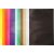 Blankt papir - blandede farver - 100 ark