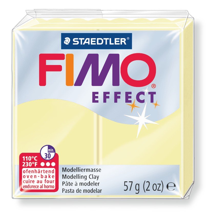 Modellervoks Fimo Effekt 57 g - Vanilje - Fimolera, Modellere, Hobbyartikler til børn, Hobbymateriale, Håndværk