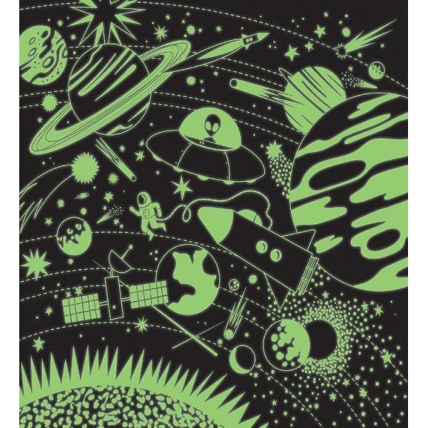 Familiepuslespill Selvlysende 500 brikker - Verdensrommet