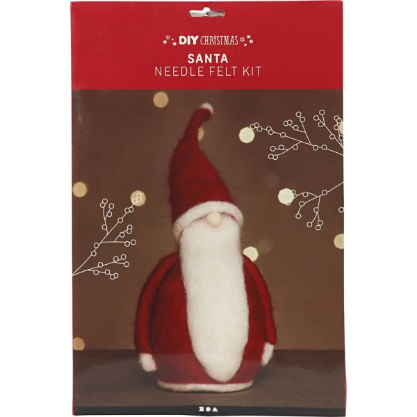 Pysselset - Nålfiltad Jultomte Pysselset - Nålfiltad Jultomte