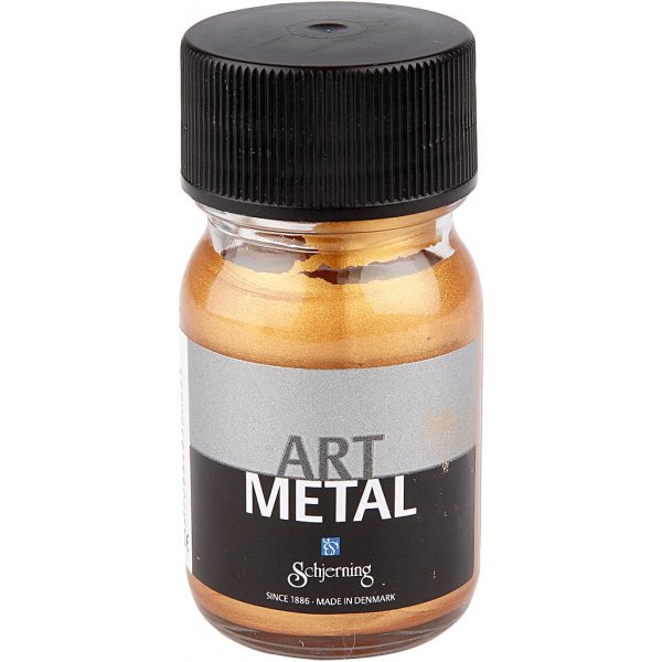 Art Metal Färg - mellanguld - 30 ml Art Metal Färg - mellanguld - 30 ml
