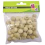 Träpärlor 20 mm, 50-pack Träpärlor 20 mm, 50-pack