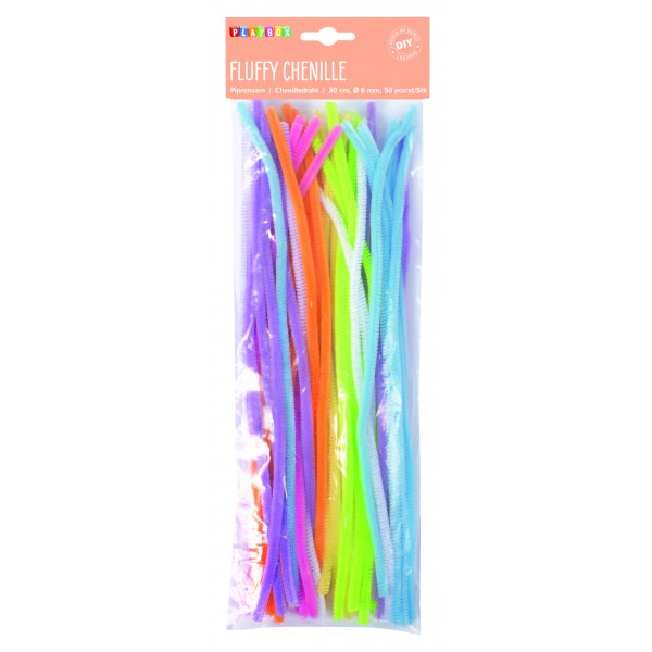 Piprensare pastellf�rger 50 st � 6 mm