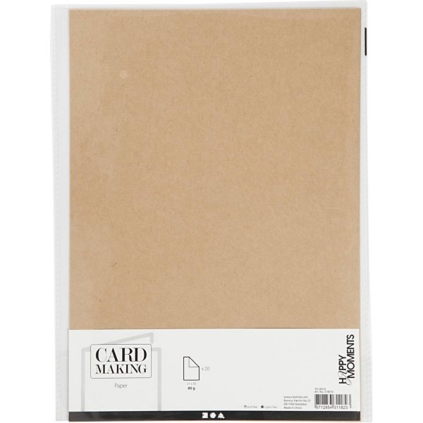 Papper - natur - A4 - 20 st Papper - natur - A4 - 20 st