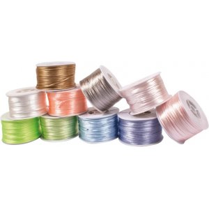 Satinsnreset pastell 2 mm 10 x 50 m