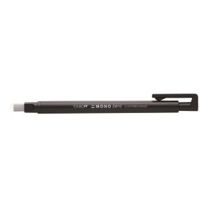 Tombow MONO nul viskelæderpen 2,5x5 mm sort Tombow MONO nul viskelæderpen 2,5x5 mm sort