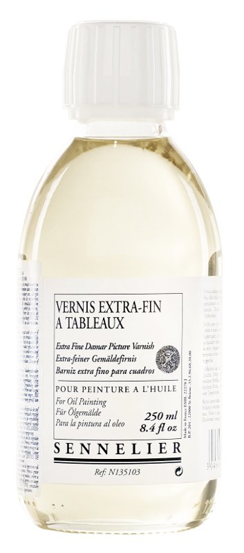 Fernis Sennelier 250 ml - EExtra Fine Painting Varnish Damar - Akrylmedier, Malermedium, Fernis og kunstner medier til kunstmaling