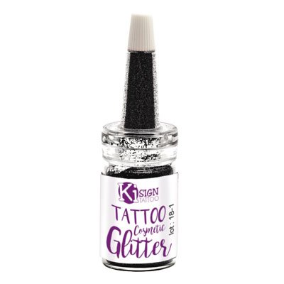 Tatueringglitter svart 7 ml Tatueringglitter svart 7 ml