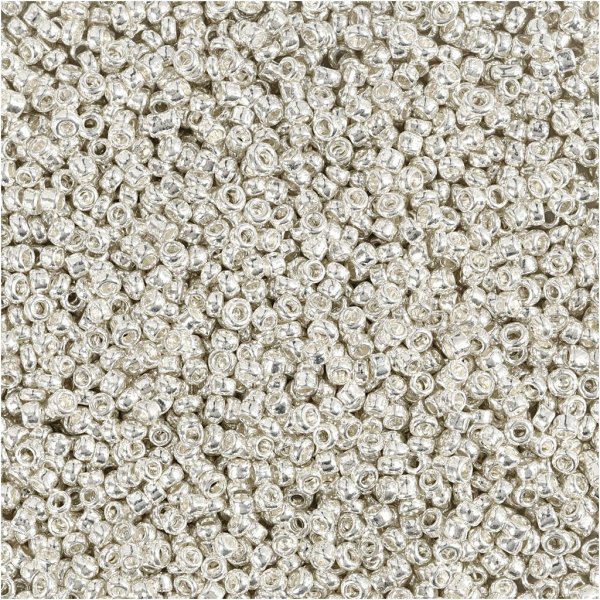 Rocaillepärlor 1,7 mm Silver Metall 25 g Rocaillepärlor 1,7 mm Silver Metall 25 g