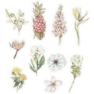 Washi stickers Blommor 25-60 mm 30 st