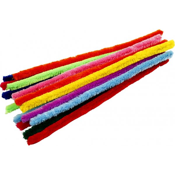 Piprensare - 15 mm - mixade färger - 15 st Piprensare - 15 mm - mixade färger - 15 st
