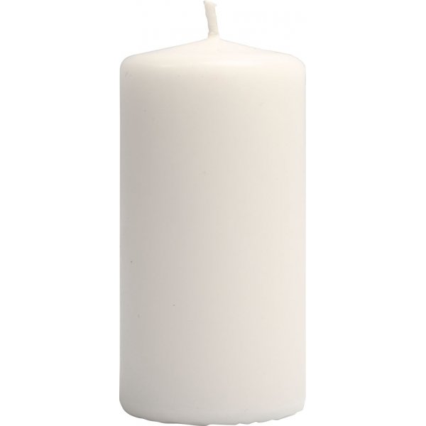 Blockljus - vit - Ø50 mm - 6 st Blockljus - vit - Ø50 mm - 6 st