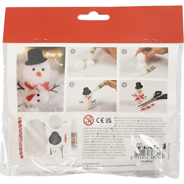 Mini DIY Kit Nissens Dörr - Snögubbe Mini DIY Kit Nissens Dörr - Snögubbe