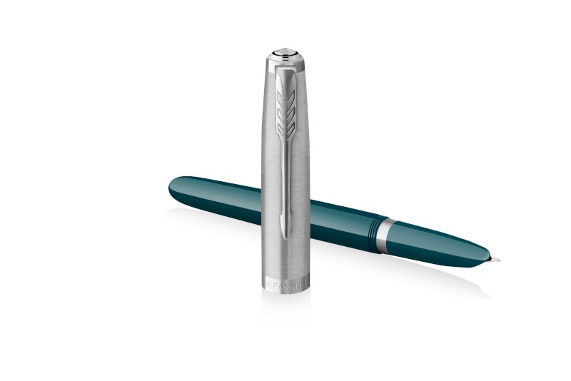 Fyldepen Parker 51 - Blågrøn - Medium - Fyldepenne, Penne, Penne, kridt & tusch