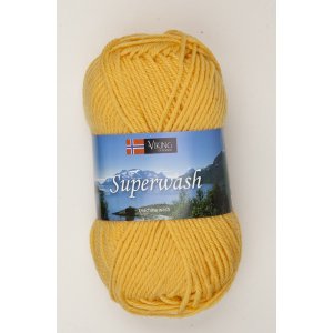 Viking garn Superwash 50g - Gul (145)