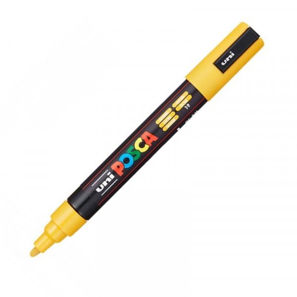 Uni Posca Marker PC-5M - Okker - Posca-penne, Markers, Penne, Penne, kridt & tusch