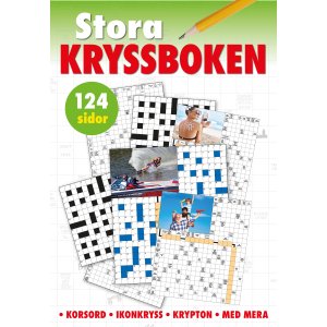 Den store kryssordboken: kryssord, ikonkryss, krypto og mer Den store kryssordboken: kryssord, ikonkryss, krypto og mer