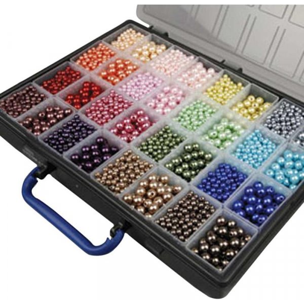 Lyxiga vaxpärlor med förvaringsväska - mixade färger - 32 x 20 g Lyxiga vaxpärlor med förvaringsväska - mixade färger - 32 x 20 g