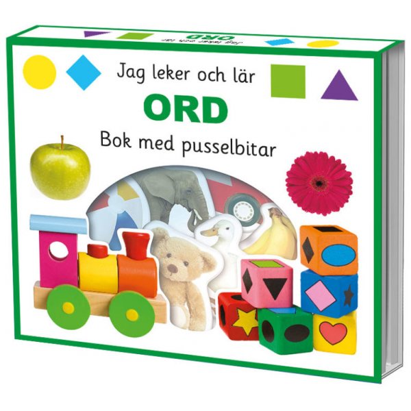 Jag leker och lr: ord - bok med pusselbitar