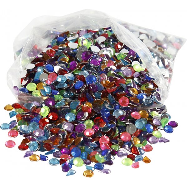 Rhinestones - 5 mm - 3000 st Rhinestones - 5 mm - 3000 st