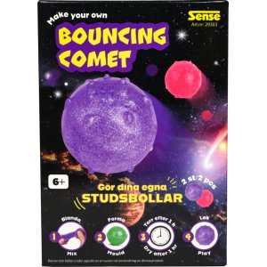 Studsbollar pysselset lila och rosa 2 st - g�r egna