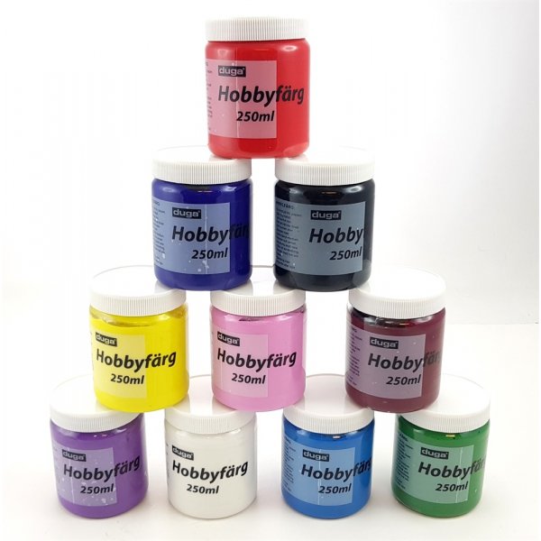 F�rg Hobby akryl 250ml -Bl�