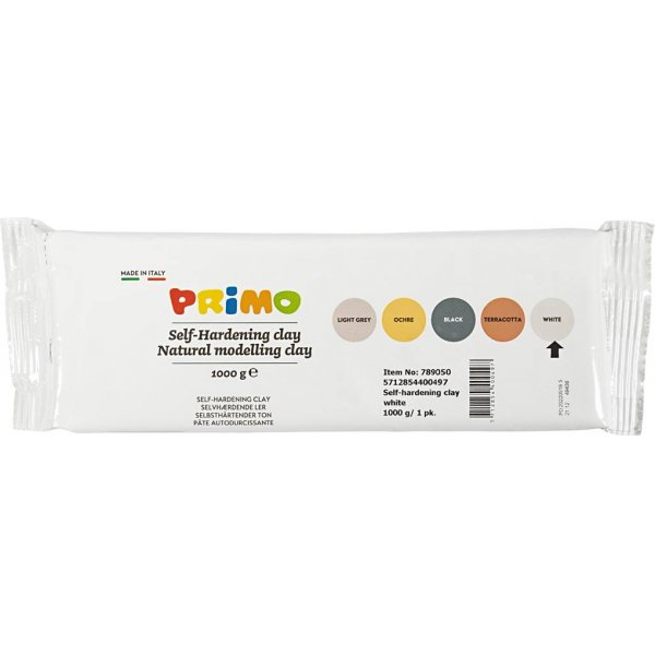 Självhärdande Lera - vit - 1000 g Självhärdande Lera - vit - 1000 g