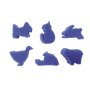 Skumgummist�mplar djur 5 x 5 cm, 6-pack