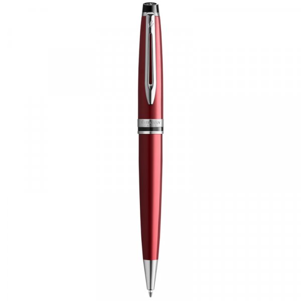 Kulspetspenna Waterman Expert Dark Red - Chrome Trim - Medium Kulspetspenna Waterman Expert Dark Red - Chrome Trim - Medium