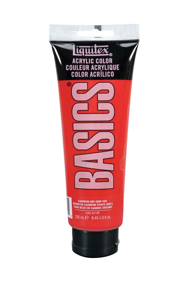 Akrylfärg Liquitex 250 ml - 311 Cadmium Reed Deep Hue - Akrylfärger, Konstnärsfärger