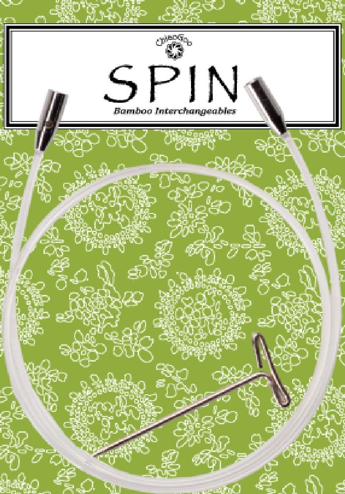 Nylonkabel Spin 55 cm - Stort - Kabelpinde, Strikketilbehør, Strikning, Strikke, hækle, knytte og væve