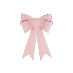 Dekorativ rosett DIY 55 x 71 cm - Ljusrosa