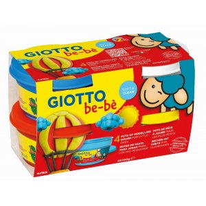 Modellera Giotto be-b 4-pack - Bl/Vit/Rd/Gul