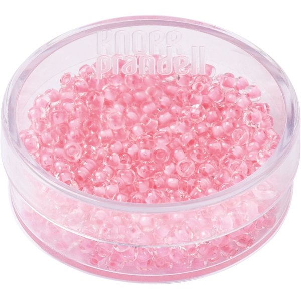 Glasp�rlor BohemRocaille 2,5 mm, 13 g, rosaglans