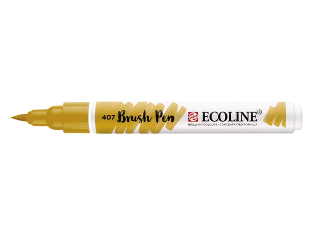 Ecoline Brushpen - Deep Ochre - Fiberpennor, Pennor, Pennor, kritor & tusch