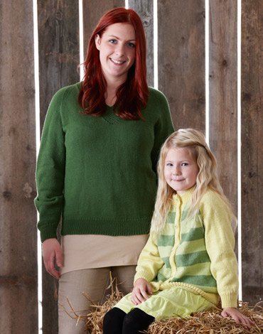 Stickmönster - Basbeskrivning familj i Flox Stickmönster - Basbeskrivning familj i Flox