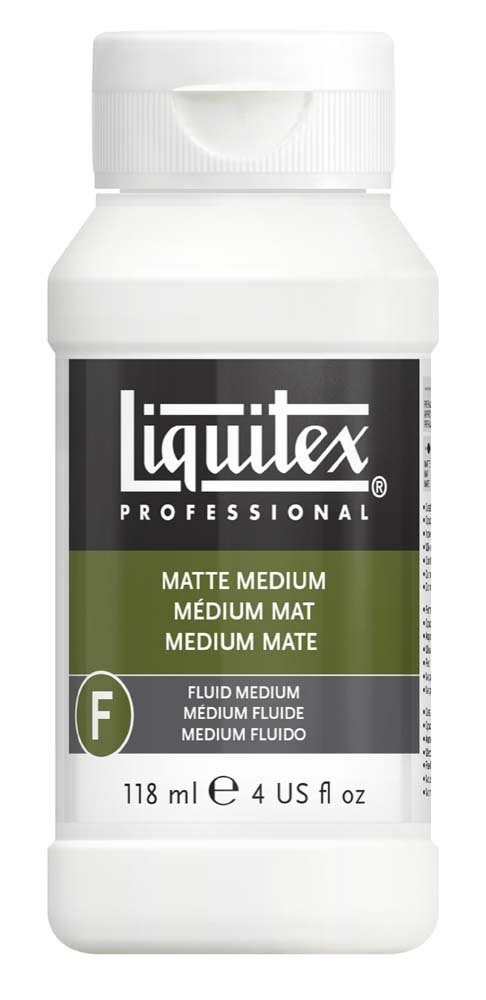 Medium Mat Liquitex 118 ml - Akrylmedier, Malermedium, Fernis og kunstner medier til kunstmaling