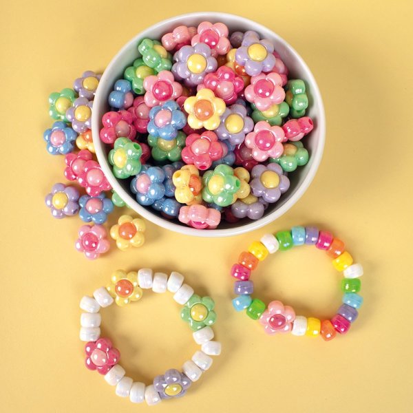 Perler blomster 16 mm - 200 stk Perler blomster 16 mm - 200 stk