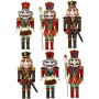 3D-klistermærker Nøddeknækkeren 75 x 30 mm 6 stk. 3D-klistermærker Nøddeknækkeren 75 x 30 mm 6 stk.