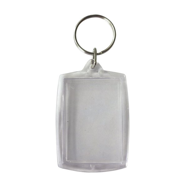 Transparenta nyckelringar, 5 x 4 cm, 6-pack Transparenta nyckelringar, 5 x 4 cm, 6-pack