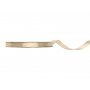 Satinband - Cold Gold - (Bredd: 6 mm) - 25 meter