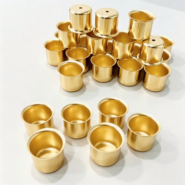 Ljushållare 21/22 mm guld - 25-pack Ljushållare 21/22 mm guld - 25-pack