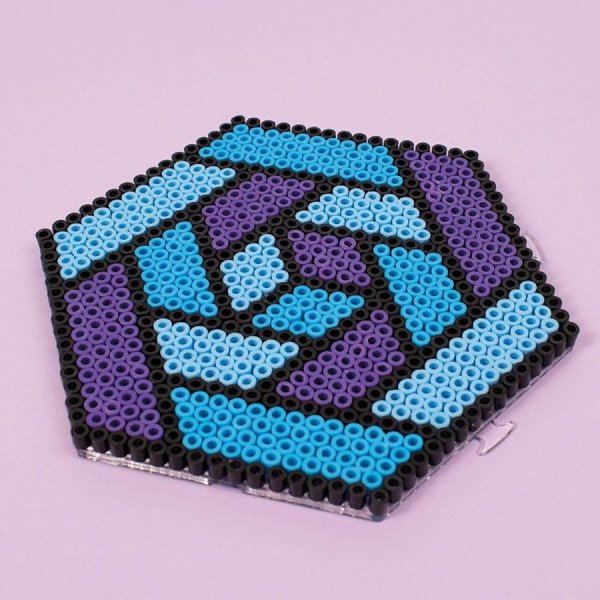 Pärlplattor hexagon byggbara stora 10 st Pärlplattor hexagon byggbara stora 10 st