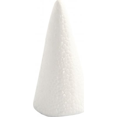 Styrofoam kogler - hvid - 5,5 cm - 5 stk